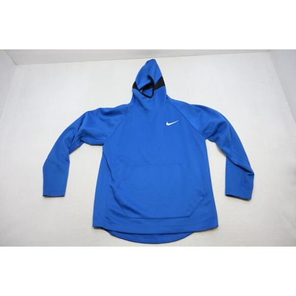 Nike Hoodie Dri Fit Fleece Sweatshirt Athletic Performance Blue Mens Sz Large - Picture 5 of 11